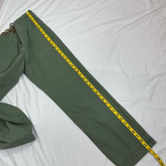 Lauren Ralph Lauren Women's Vintage Green Military Ankle Cargo Pants Size 4 - Picture 7 of 9